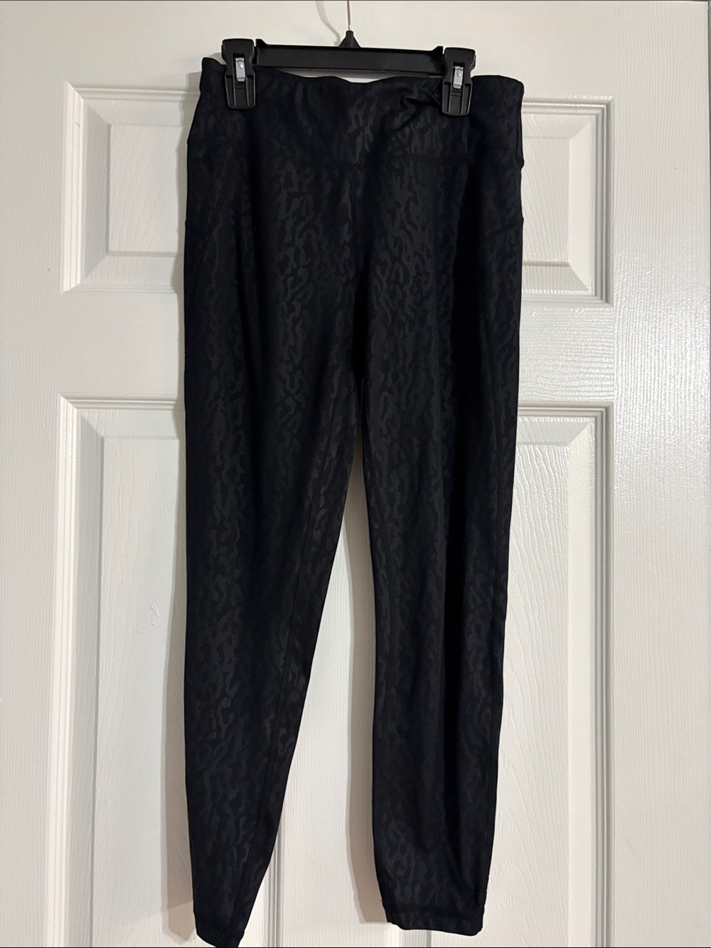 Sweaty Betty Black Textured High-Waist Leggings